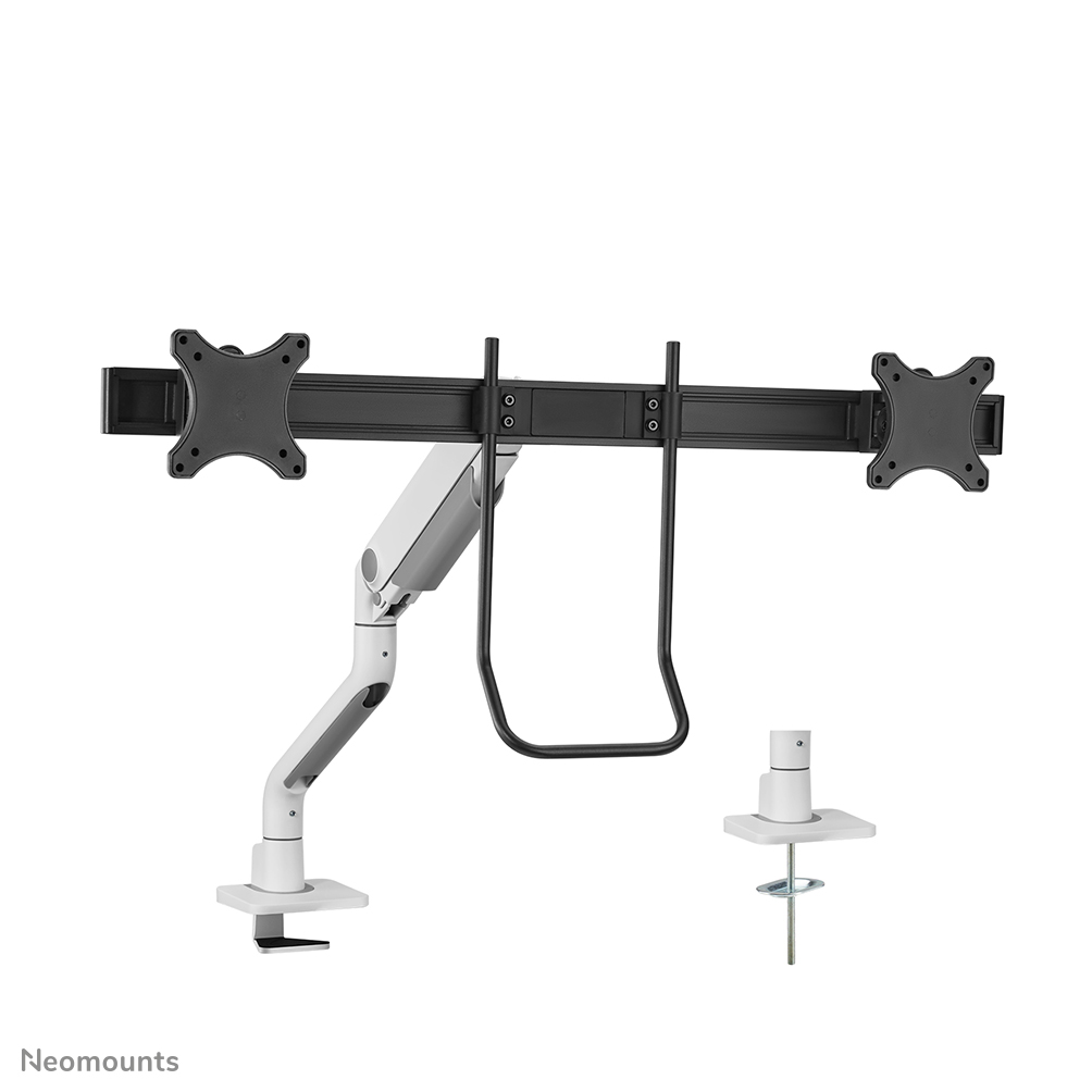 Neomounts DS75S-950WH2 Monitorarm 17-32" - gasveer - Topfix - 180°-stop